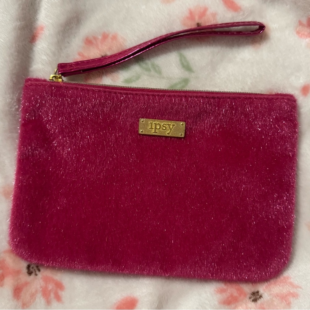 Ipsy Pink Clutch Bag
